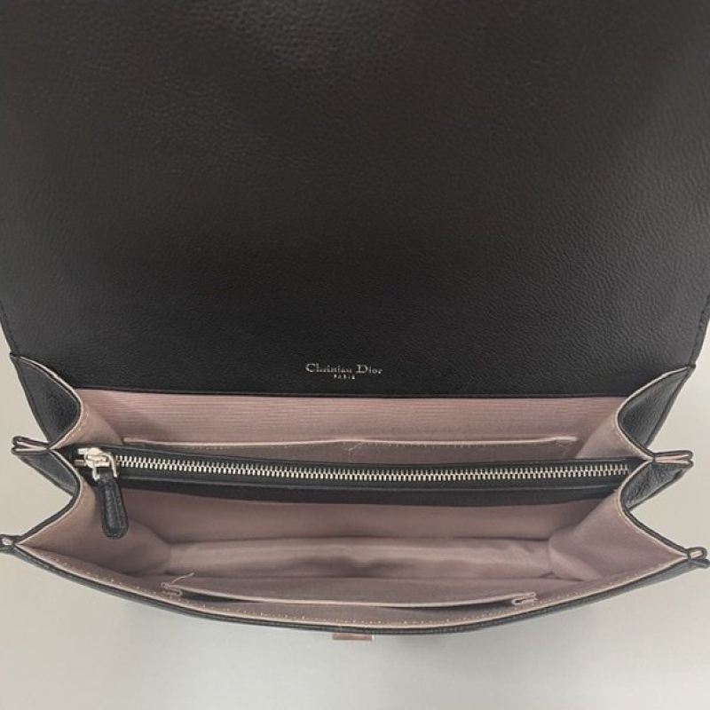 Bolsa Christian Dior Diorama Calfskin Preta Bolsa Christian Dior Diorama Calfskin Preta