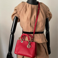 Bolsa Christian Dior Diorissimo Vermelha