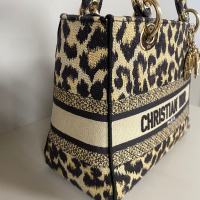 Bolsa Christian Dior Lady D-Lite Média Animal Print