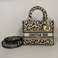 Bolsa Christian Dior Lady D-Lite Média Animal Print