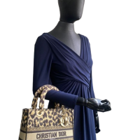 Bolsa Christian Dior Lady D-Lite Média Animal Print