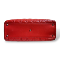 Bolsa Christian Dior Lady Dior Cannage Large Vermelha