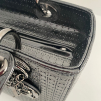 Bolsa Christian Dior Lady Dior Cannage Metallic