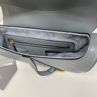 Bolsa Christian Dior Saddle Azul 