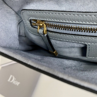 Bolsa Christian Dior Saddle Azul 