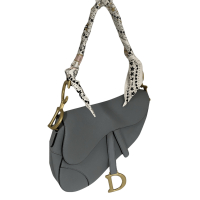 Bolsa Christian Dior Saddle Azul 
