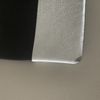 Clutch Celine Solo Pouch Couro Preta com Prata