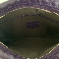 Bolsa Clutch Christian Dior Coated Cannage Roxa