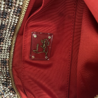 Bolsa Clutch Christian Louboutin Cristal Onça Cristais