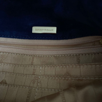 Bolsa Clutch Empório Armani Veludo Azul