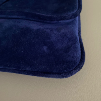Bolsa Clutch Empório Armani Veludo Azul