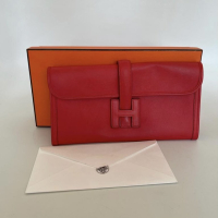 Bolsa Clutch Hermes Jige Swift Calfskin 29 Rouge Tomate