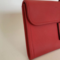 Bolsa Clutch Hermes Jige Swift Calfskin 29 Rouge Tomate