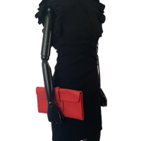 Bolsa Clutch Hermes Jige Swift Calfskin 29 Rouge Tomate
