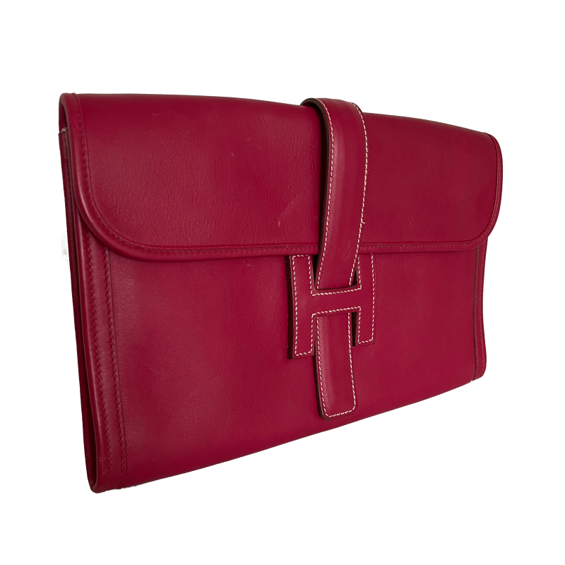 Bolsa Clutch Hermes Jige Wallet 29 Swift Magenta