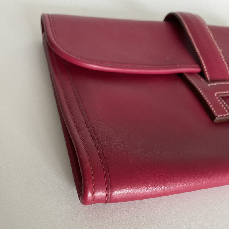 Bolsa Clutch Hermes Jige Wallet 29 Swift Magenta Bolsa Clutch Hermes Jige Wallet 29 Swift Magenta
