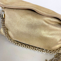 Clutch Jimmy Choo Callie Dourada