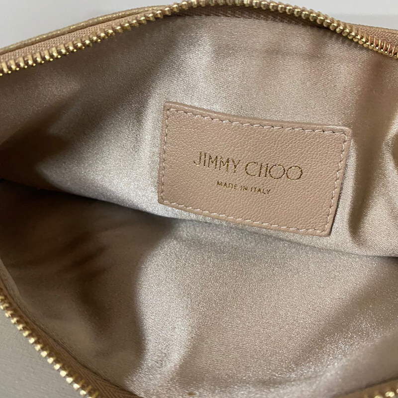Clutch Jimmy Choo Callie Dourada