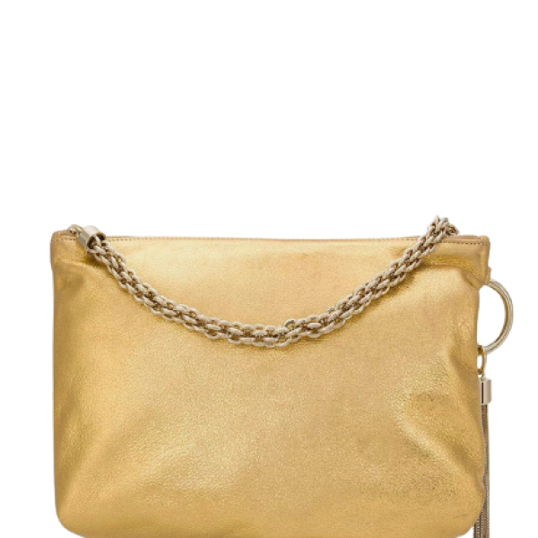 Clutch Jimmy Choo Callie Dourada