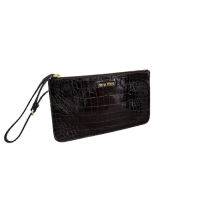 Clutch Miu Miu Croco Marrom
