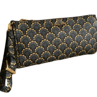 Bolsa Clutch Miu Miu Madras Estampada