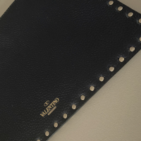 Bolsa Clutch Valentino Rockstud Azul Marinho