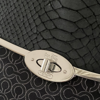 Bolsa Coach Logo Preta