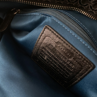 Bolsa Coach Logo Preta