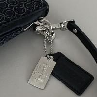 Bolsa Coach Logo Preta
