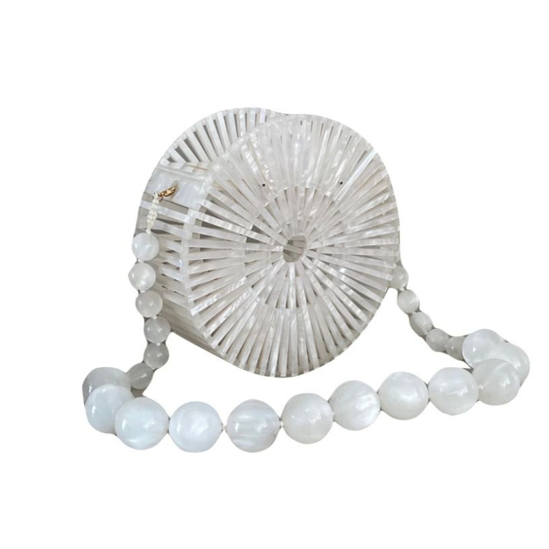 Bolsa Cult Gaia Acrílico Branco Bolsa Cult Gaia Acrílico Branco