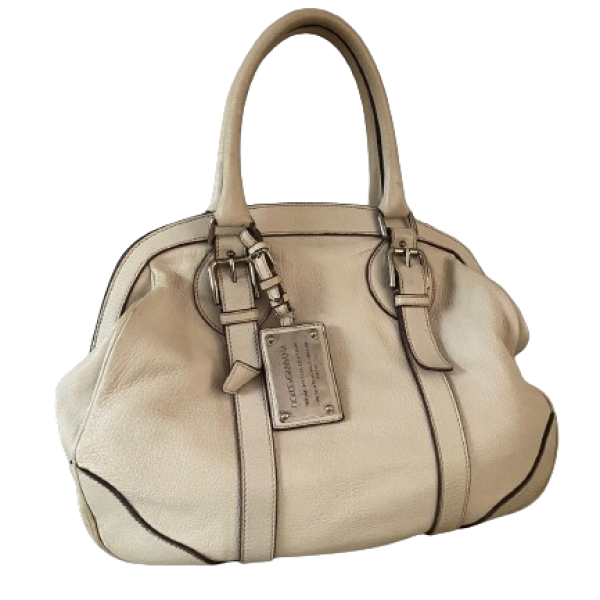 Bolsa Dolce & Gabbana Couro Bege Bolsa Dolce & Gabbana Couro Bege