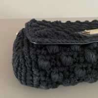 Bolsa Dolce & Gabbana Crochê Preta