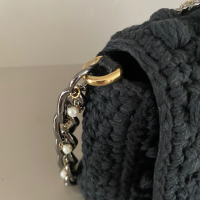 Bolsa Dolce & Gabbana Crochê Preta