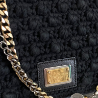 Bolsa Dolce & Gabbana Crochê Preta