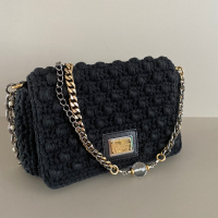 Bolsa Dolce & Gabbana Crochê Preta