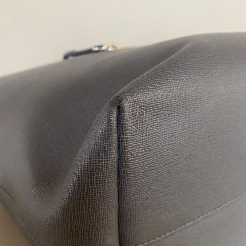 Bolsa Fendi Elite Medium Monster Cinza