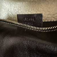 Bolsa Gucci Brown Suede Shearling Royal