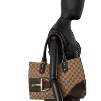 Bolsa Gucci GG Jacquard Horsebit Hasler