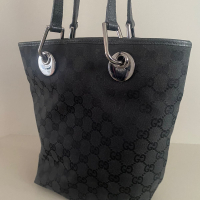 Bolsa Gucci GG Jacquard Preta