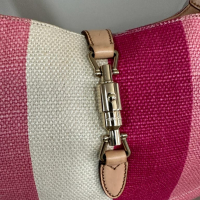 Bolsa Gucci Jackie Ráfia e Couro