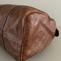 Bolsa Gucci Joy Boston Guccissima Caramelo