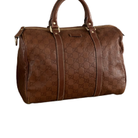 Bolsa Gucci Joy Boston Guccissima Caramelo