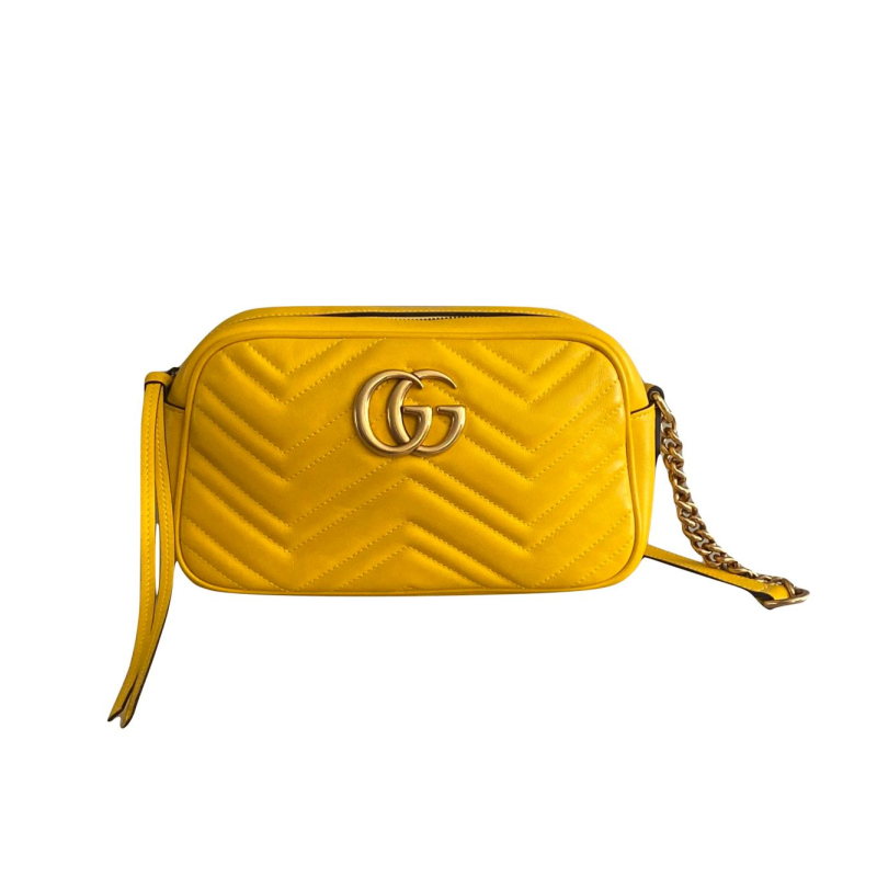 Bolsa Gucci Marmont Small Amarela