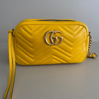 Bolsa Gucci Marmont Small Amarela