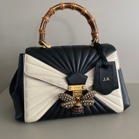 Bolsa Gucci Queen Margaret Bamboo Bee