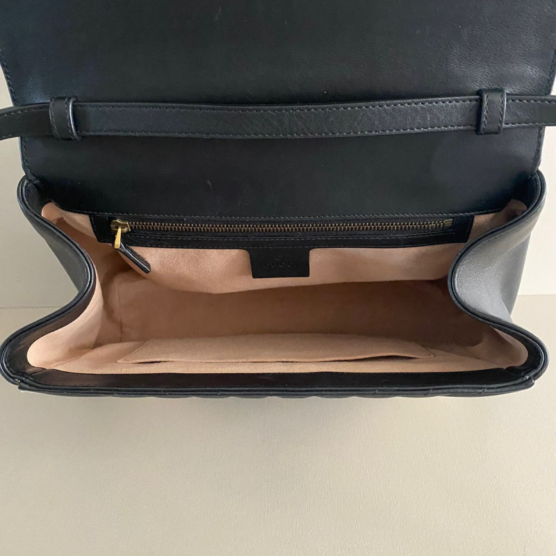 Bolsa Gucci Queen Margaret Bamboo Bee