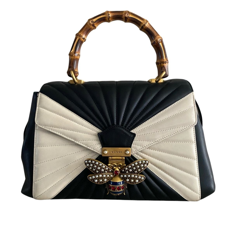 Bolsa Gucci Queen Margaret Bamboo Bee