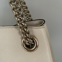 Bolsa Gucci Shoulder Soho Chain Off-White