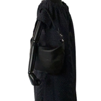 Bolsa Gucci Shoulder Vintage Couro Preta