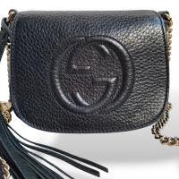 Bolsa Gucci Small Soho Chain Flap Preta